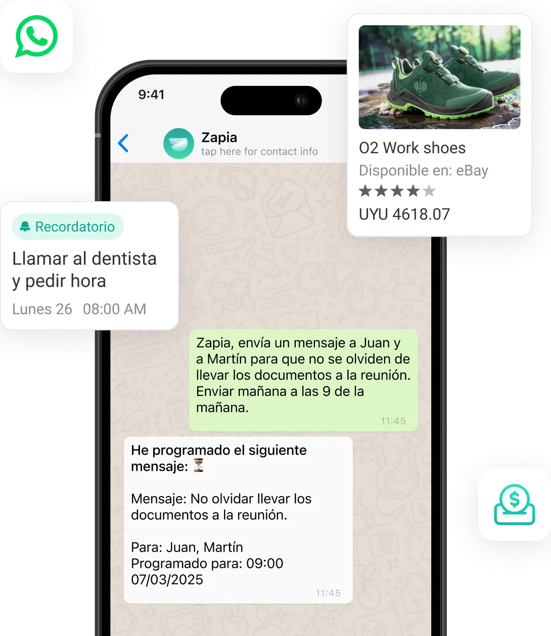 Zapia In Facebook Messenger