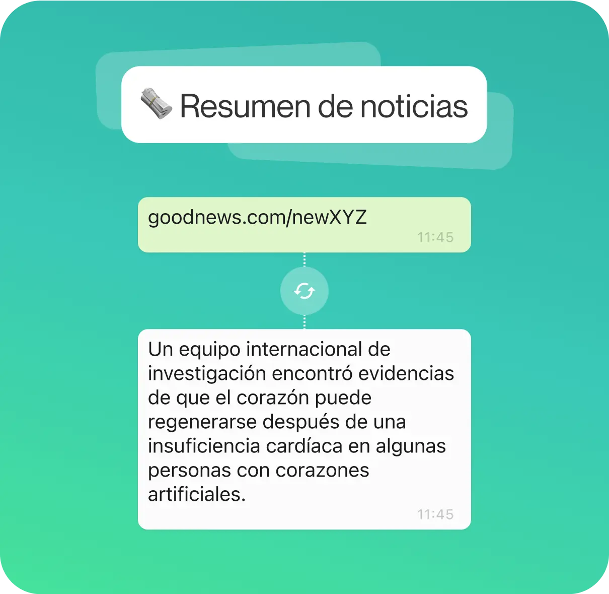 Resúmenes de Noticias Gratis en WhatsApp